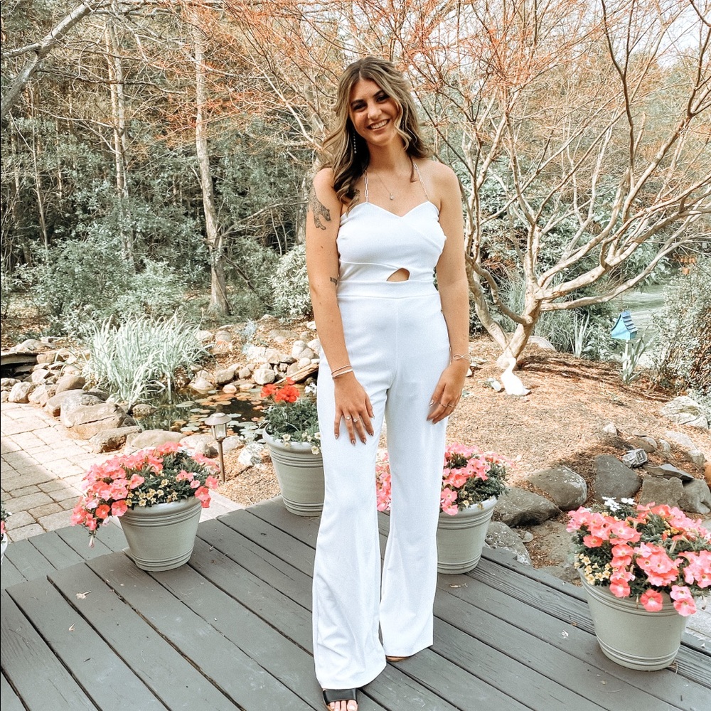 White jumpsuit